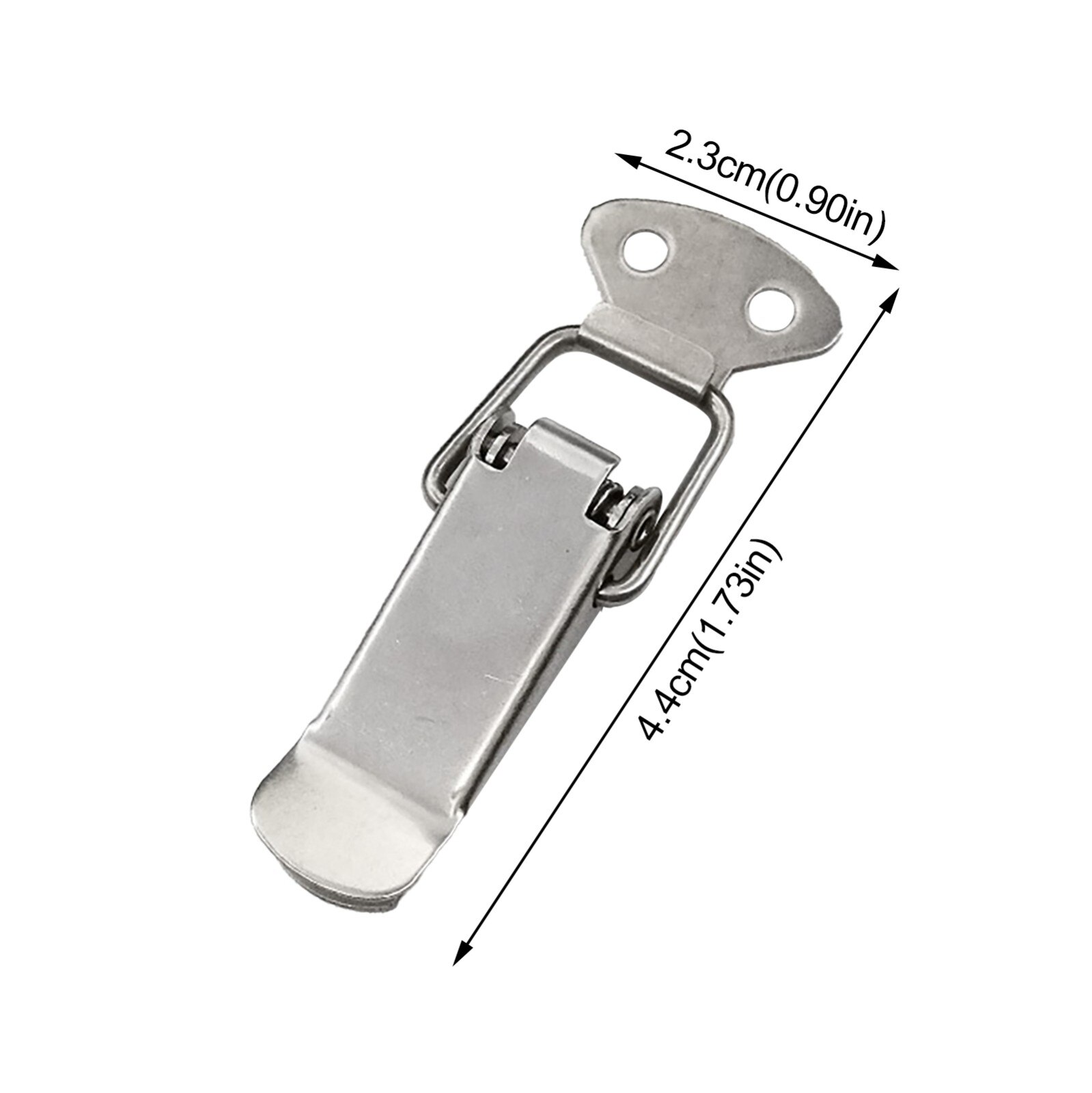 4pcs Stainless Steel Toolbox Wooden Box Buckle Fixed Decoration Lock Clasp Toggle Latch Catch Box Lock Cap #TD
