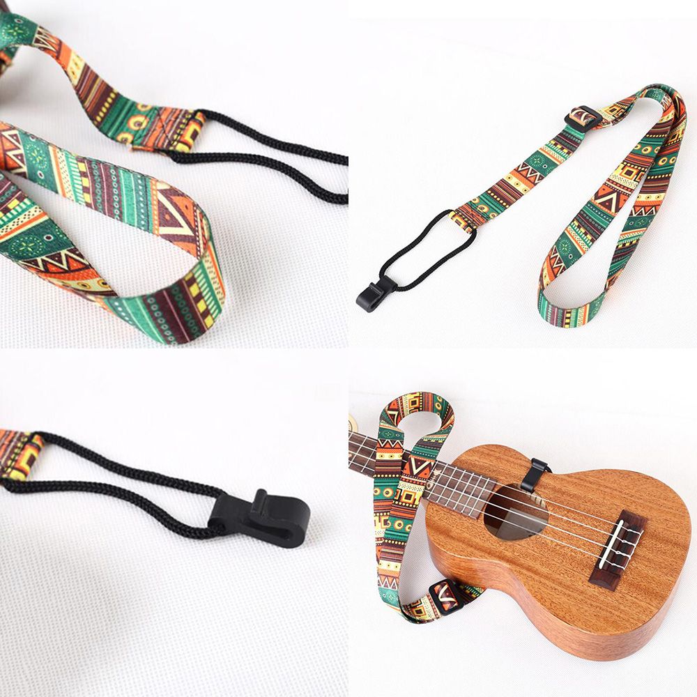 1pc universal guitarra cinta suportes ajustável cinto de guitarra hawaii baixo cinta cinto estilingue com gancho acessórios guitarra clássica