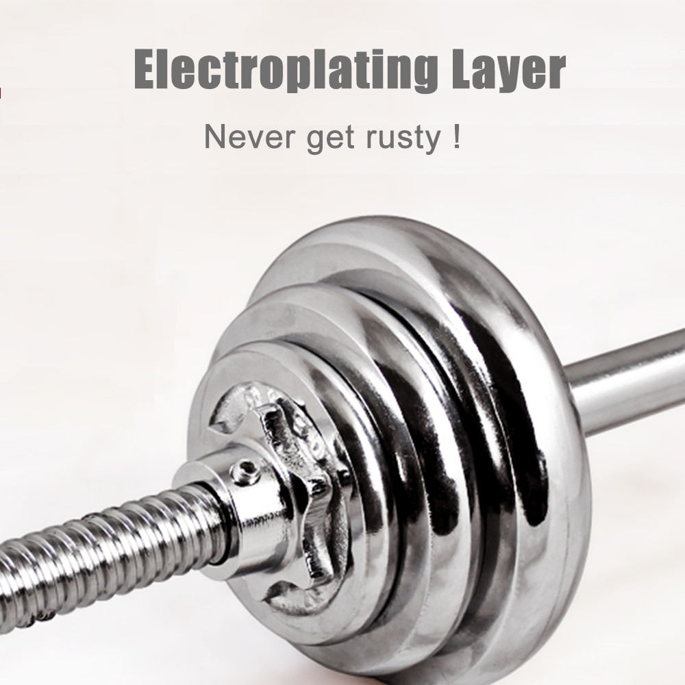 Dmar 1pc elektroplate manualer vekter for kondisjon vektløfting crossfit utstyr barbell gymmuskel styrke trening barbell