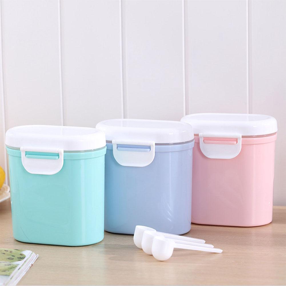 Kuulee Baby Formula Milk Storage Large Capacity Baby Milk Powder Can Airtight Storage Box Barrel Feeding Box for Kids Food Conta