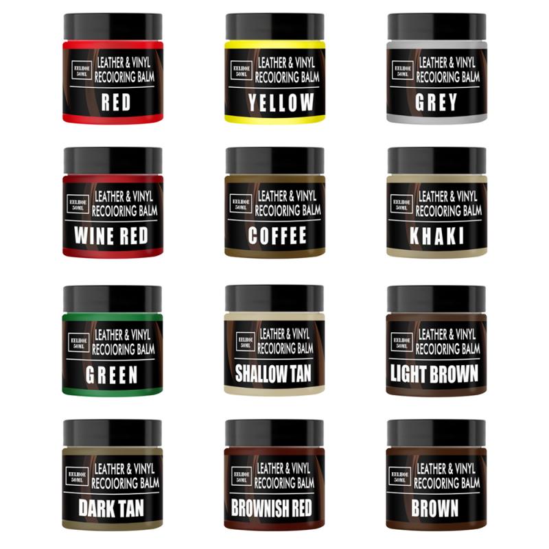 50ml Car Care Liquid Leather Repair Kit Auto Complementary Color Paste Car Seat Sofa Coat Hole Scratch Cracks Polish Paint Care