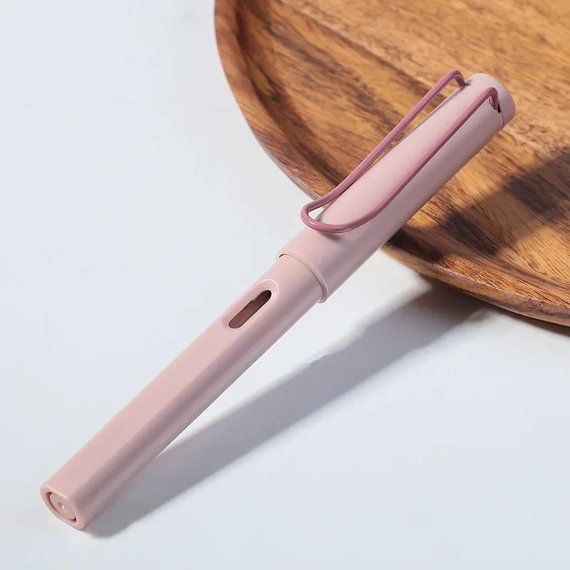 Bolígrafos de tinta de EF/F/0,38mm, pluma estilográfica con capucha para escritura suave, ideal para material escolar de firma, 1 ud.: green / B