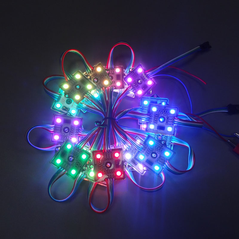 Ic WS2801 LPD6803S 5050 Rgb * 4 Full-Color Module Led Verlichting 12V Dc 1.44W Waterdichte Rgb led Verlichting