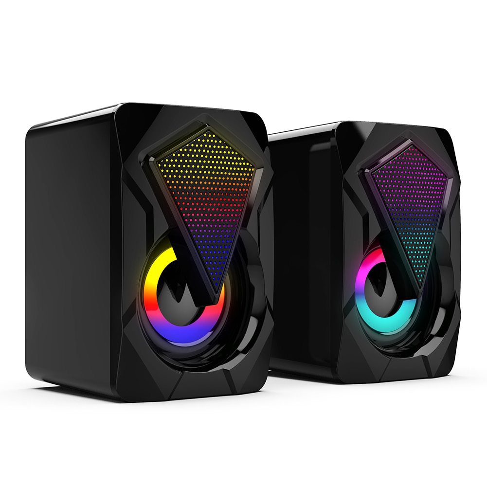 X2 Usb Powered Computer Speakers 3Wx2 Subwoofer Multimedia Bass