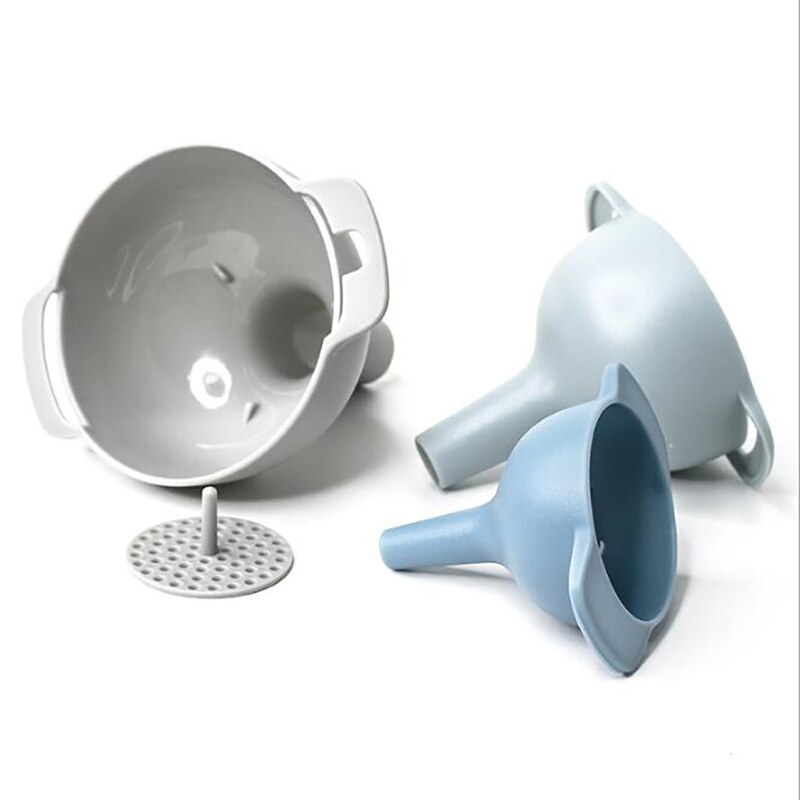 Conjunto de embudo multifunción cuatro en uno pequeño mediano grande embudo líquido plástico aceite embudo Juego de Herramientas de cocina