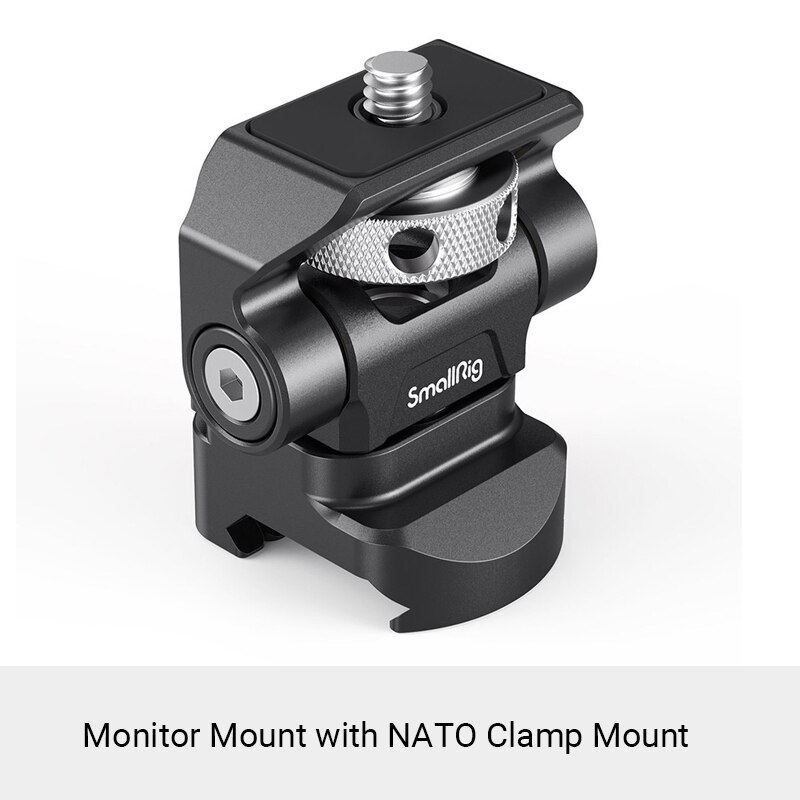 SmallRig – support de moniteur pivotant et inclinable, avec support pour chaussure froide, pour SmallHD/Atomos/Blackmagic Monitor/support d&#39;écran-2905: With NATO Clamp