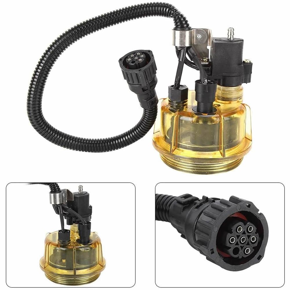 Truck Fuel Water Separator Bowl 20875073 Spin-on with Heating Function fits for Volvo Renault 20808386 20870050 20478263 2086939