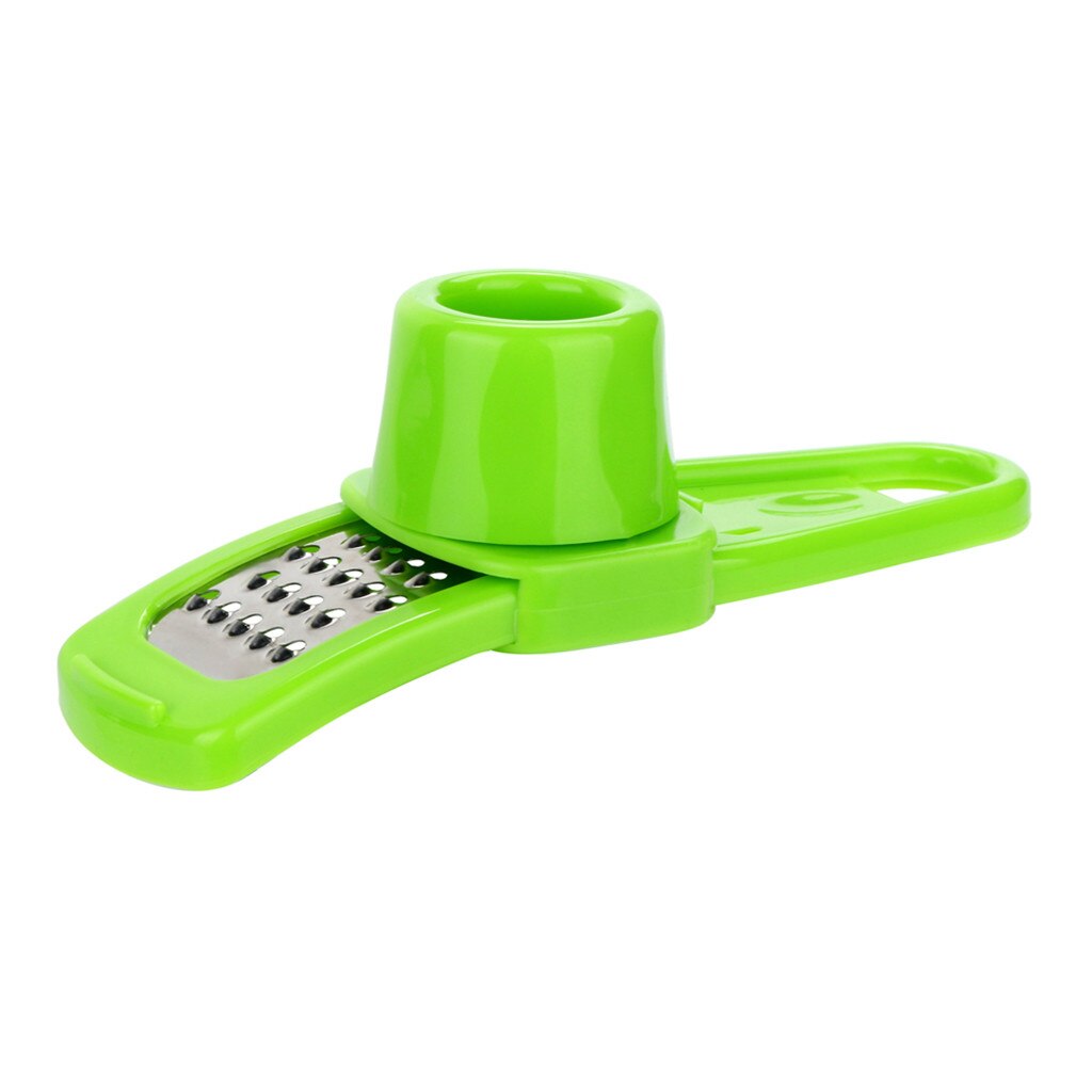 Handheld Drukken Knoflook Rvs Slicer Cutter Shredder 2 In 1 Multifunctionele 2 Stuks Pp Voor Keuken Groente Gereedschap