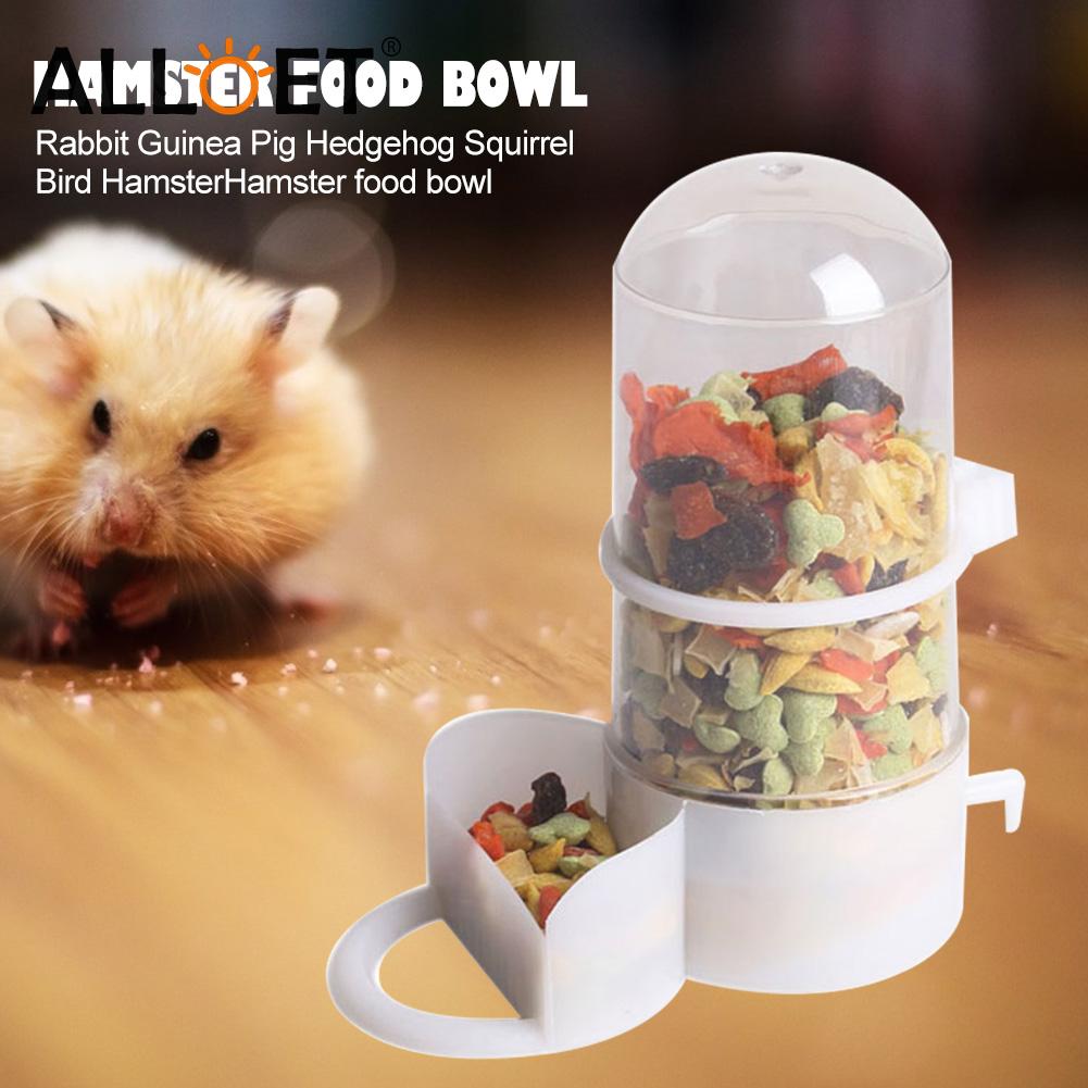 Dispensador automático de comida para mascotas, alimentador, plato, cuenco, hámster, cerdo, erizo, ardilla, pájaro, suministros para mascotas pequeñas, accesorios