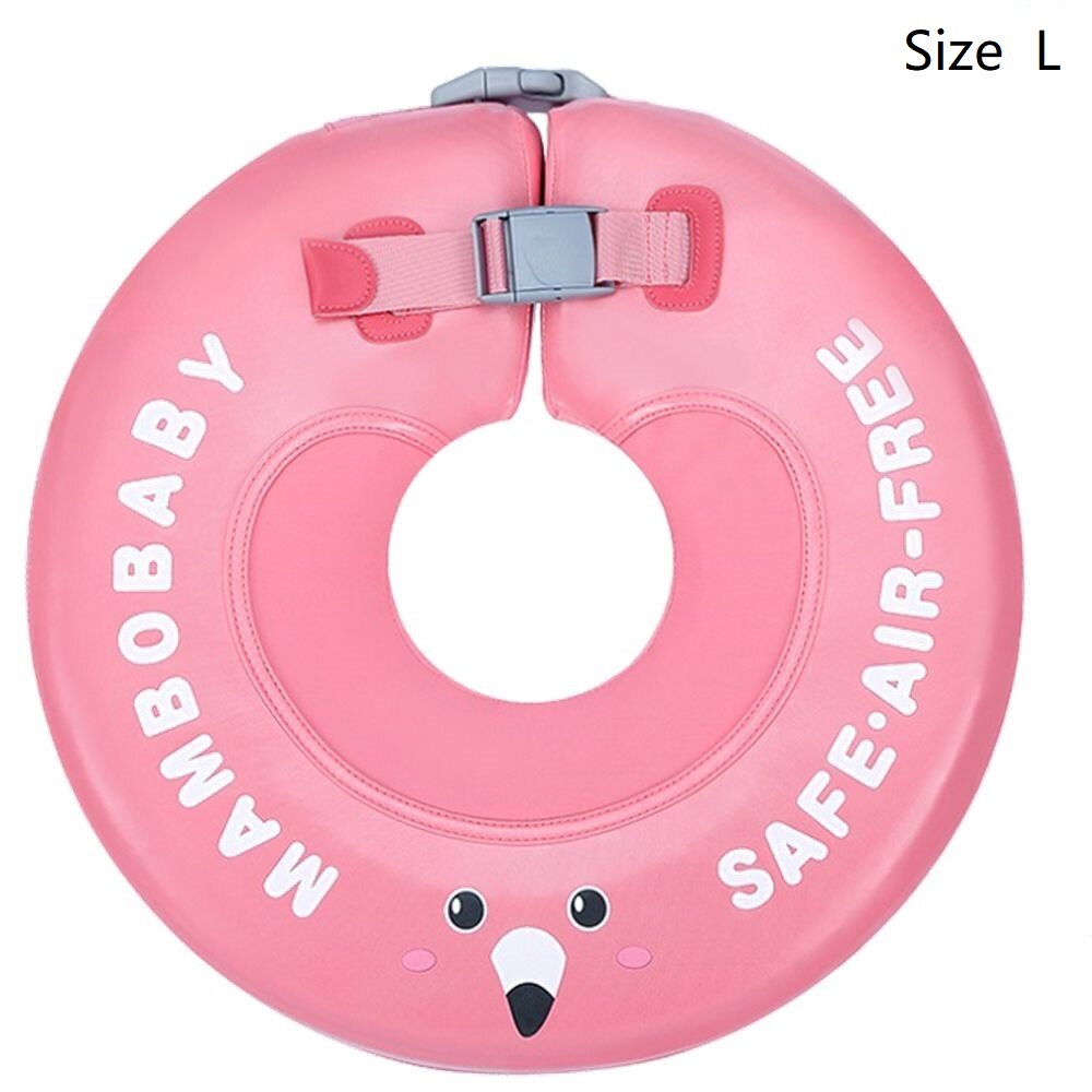 Baby Niet Opblaasbare Hals Zwemmen Cirkel Business Cirkel Zwembad Drijvende Kraag: TPU cover L pink