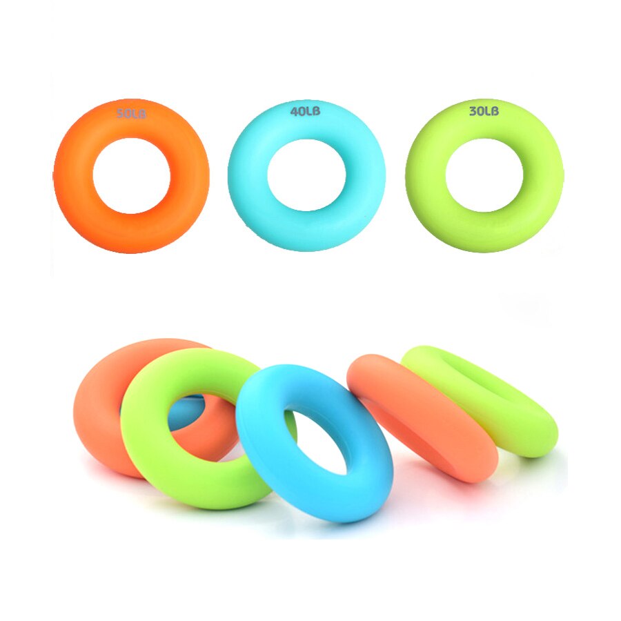 Finger fitness ring diameter styrka hand grip ring muskel kraft träning gummi ring motioner gym expander gripper styrka