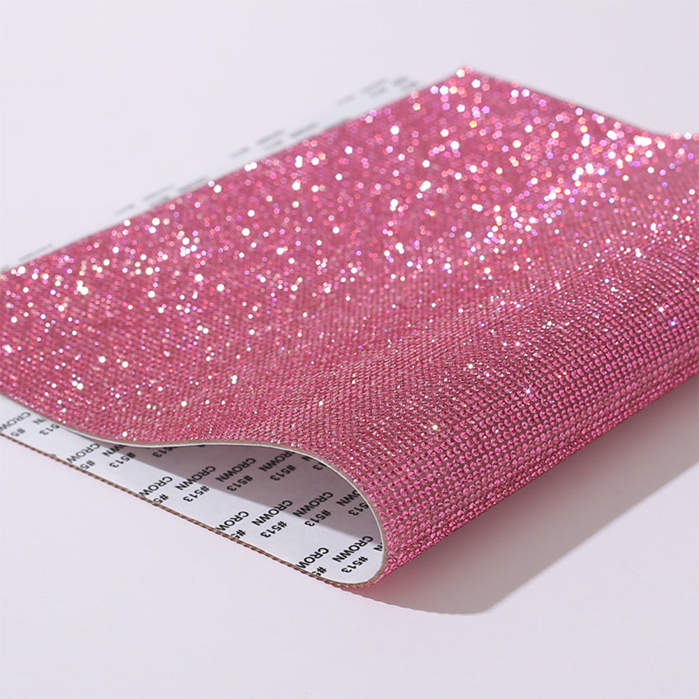 Zelfklevende Strass Sticker Tape Vel Trim Glitter Crystal Ribbon Gem Stickers voor DIY Auto Telefoon Schoenen Kleding Decor: Koper