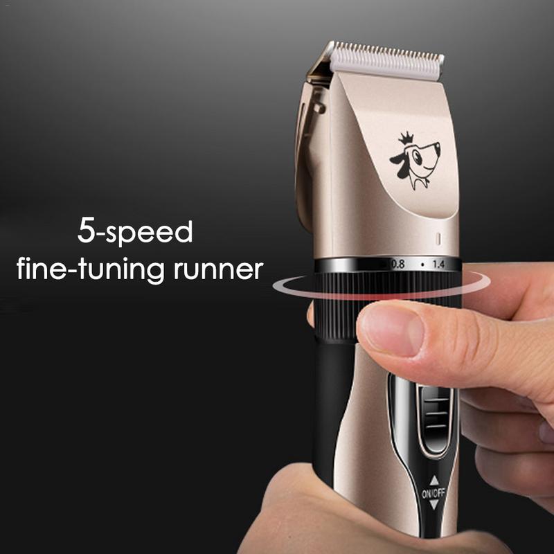Huisdier Elektrische Tondeuse Oplaadbare Low-Noise Usb Kappers Set Hond Scheren Elektrische Kat Hond Haar Trimmer Grooming Cutter