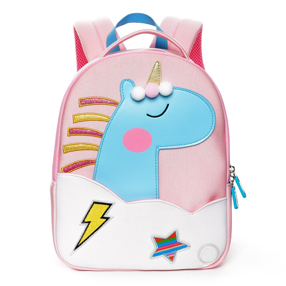 Cocomilo Brand Kids 3D Cartoon Unicorn School Bags for 2-5 Years Children Kindergarte Girls Boys Animal Schoolbag Backpack: xckz012