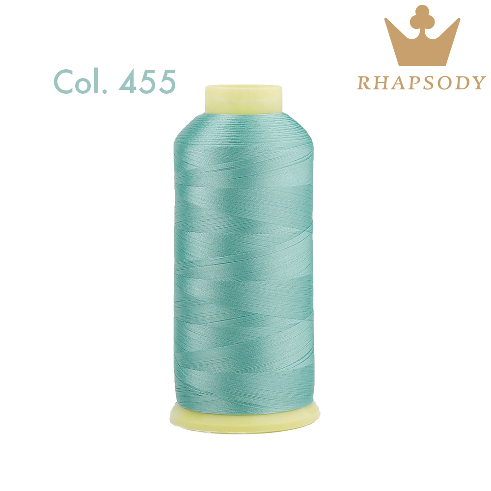 Rhapsody 120D2 5000m 40WT hilo de bordar de poliéster para Brother Singer Janome Babylock máquina de coser costura casera 200 colores