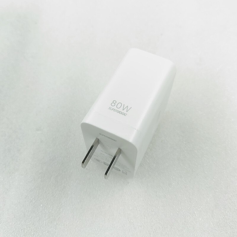 For OPPO SuperVooc 80W Fast Charger Adapter EU US Plug USB Type C Cable For OPPO X5 Pro X3 X2 R17 R11 Reno 5 6 7 Pro FIND K9 Pro: US Charger Only