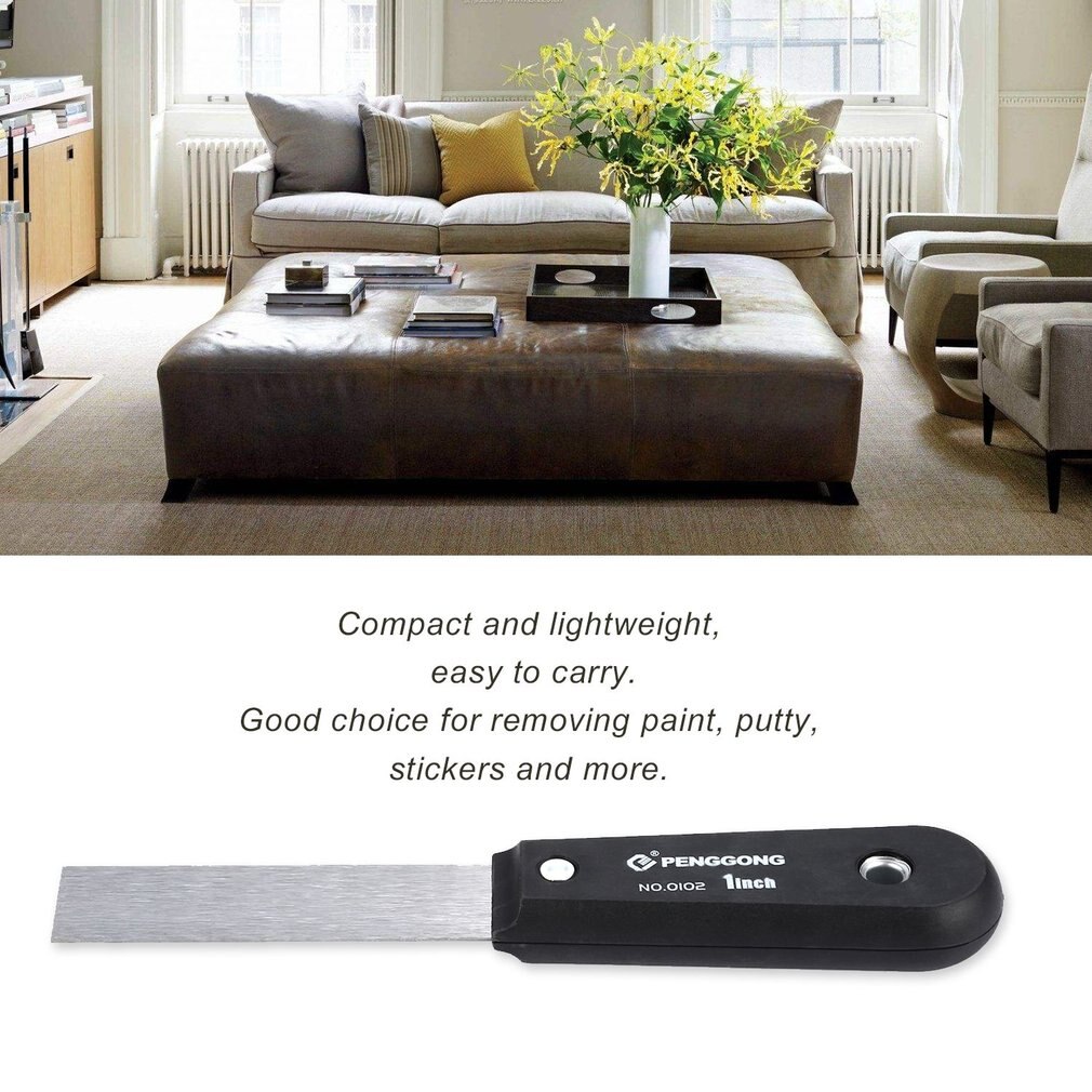 Bærbar multifunktionel rustfrit stål spartel fleksibel tør væg maleri puds skraber maler værktøj