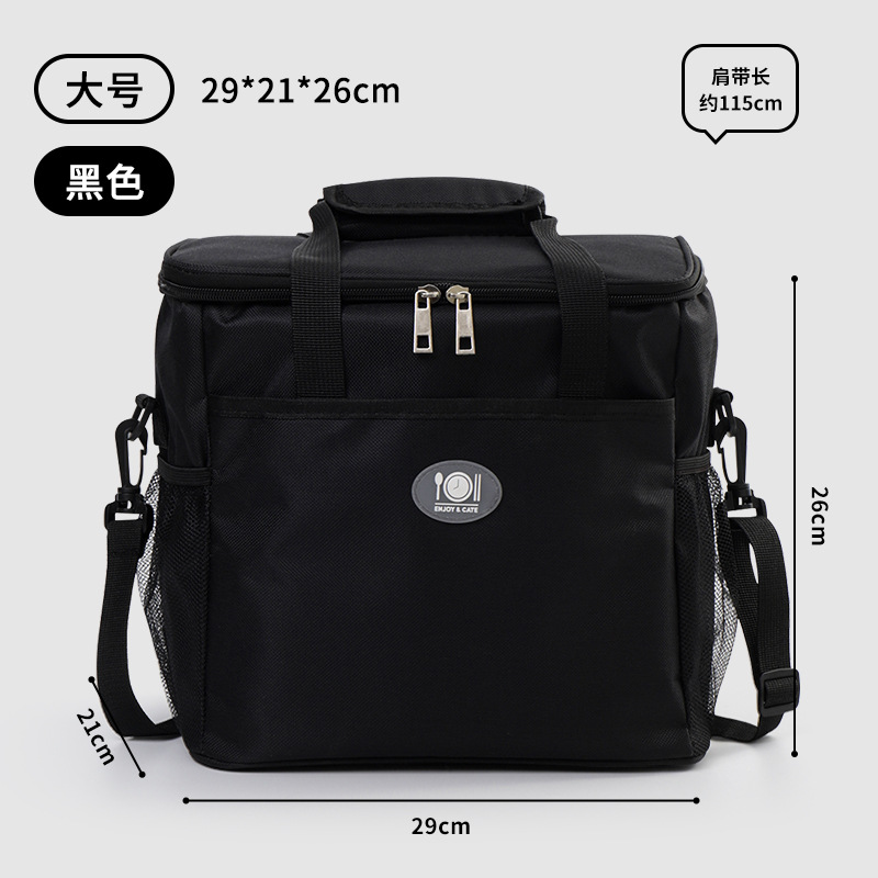 Portable Insulation Bag Large Capacity Home Lunch Bags Thickened Waterproof Outdoor Picnic Box: Clear