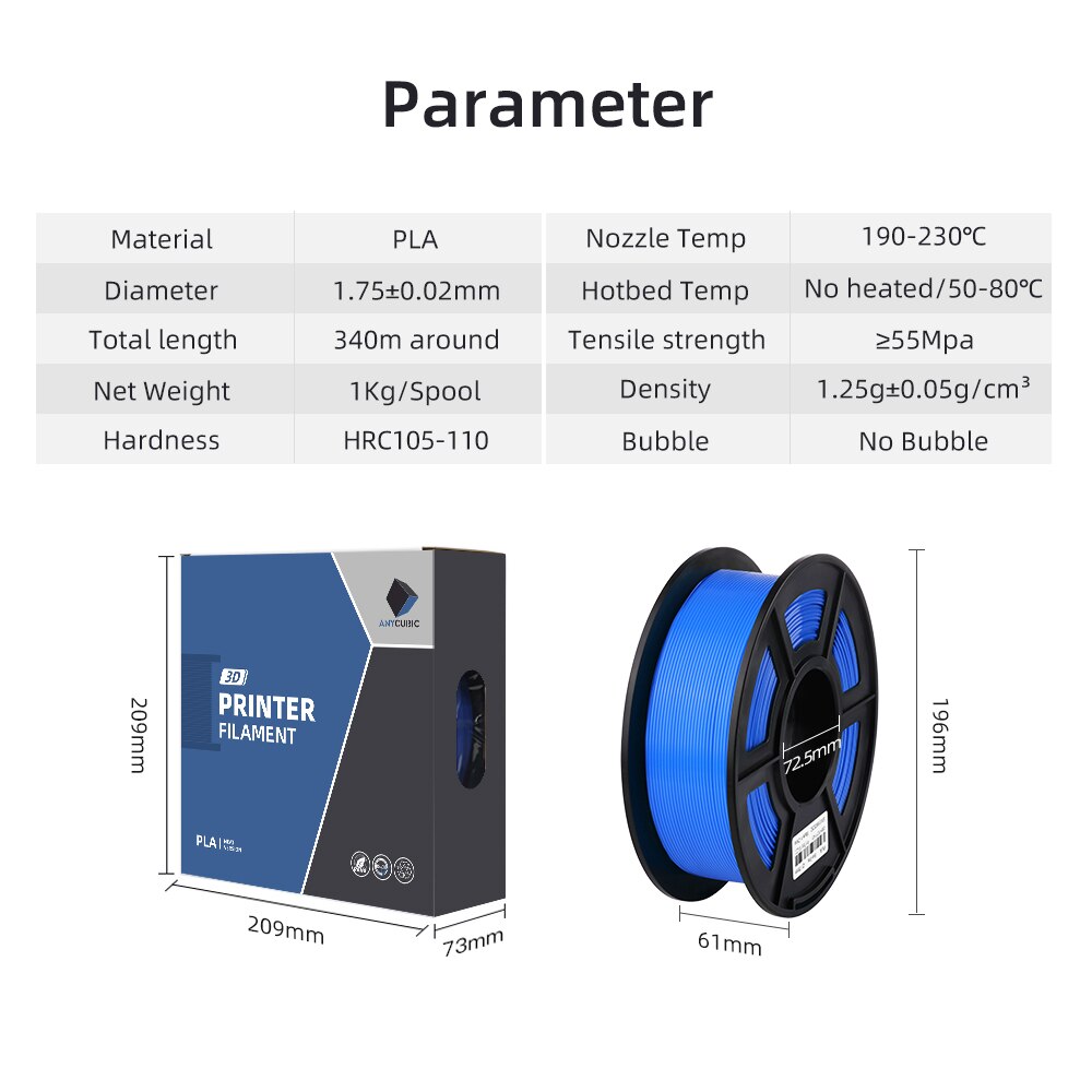 Plástico do pla 1.75mm do filamento da impressora 3d para impressoras 3d 1kg/rolo 6 cores materiais de borracha opcionais para imprimir