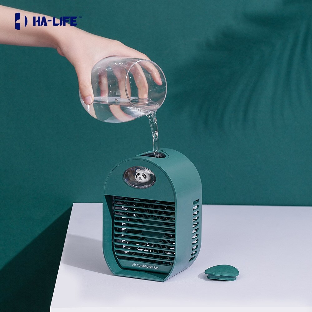 Doki zabawka nowy przenośny ładowanie nawilżanie klimatyzacja wentylatory domowy mini wentylator chłodzący Usb ambona wentylator chłodzący 2021