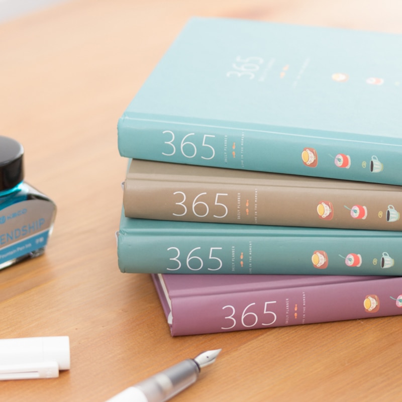 Cute Stationery Notebook 365 Planner Kawaii A5 Weekly Monthly Daily Diary Planner 2022 Notebooks or Journals School Supplies