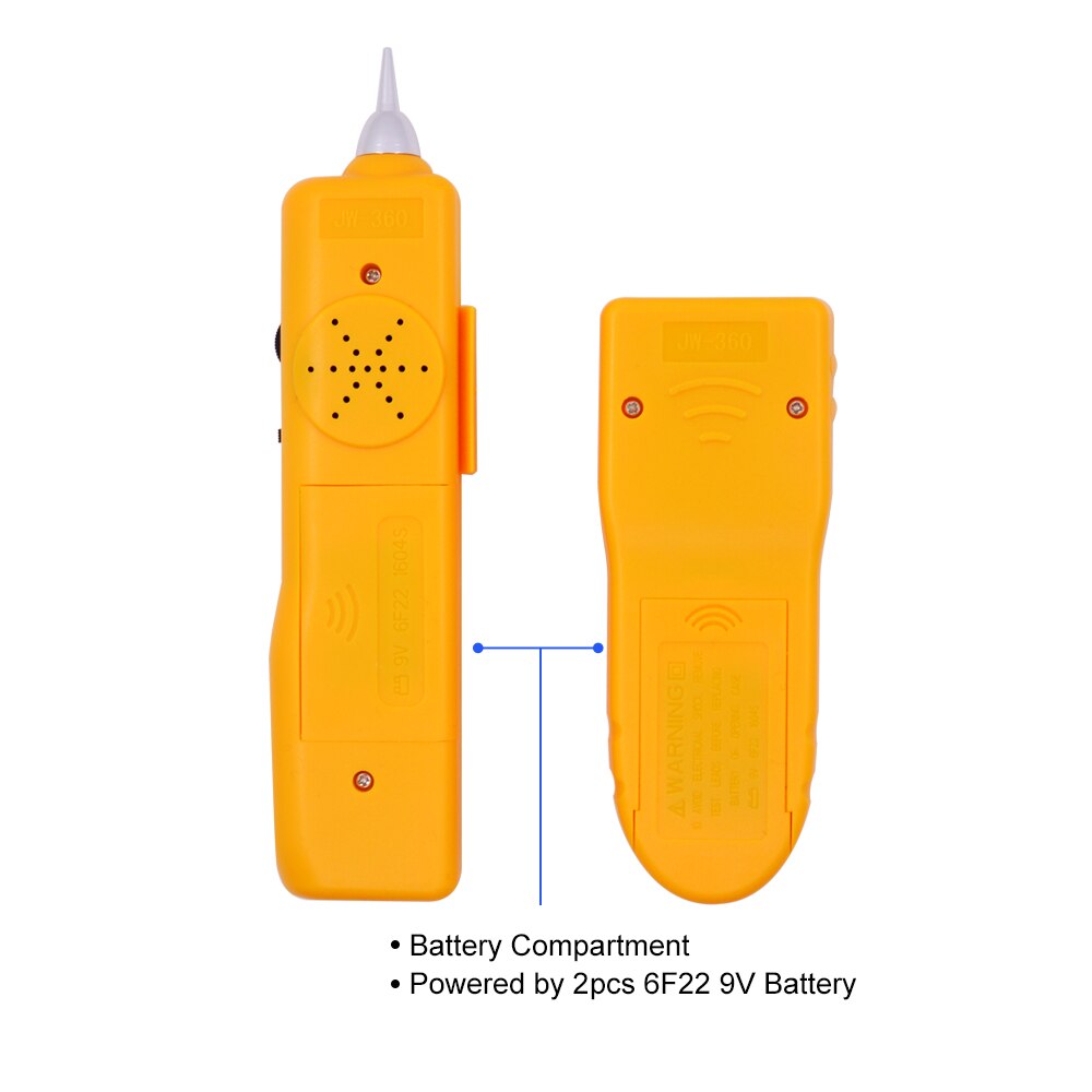 CHIPAL JW-360 Ethernet LAN Network Cable Tester Telephone Wire Tracker for UTP STP Cat5 Cat6 RJ45 RJ11 Line Finder