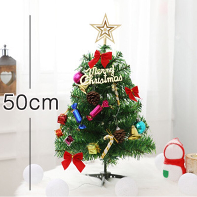50cm mini juletræ skrivebord dekoration festival fest ornamenter jul til hjemmekontoret bar nsv 775