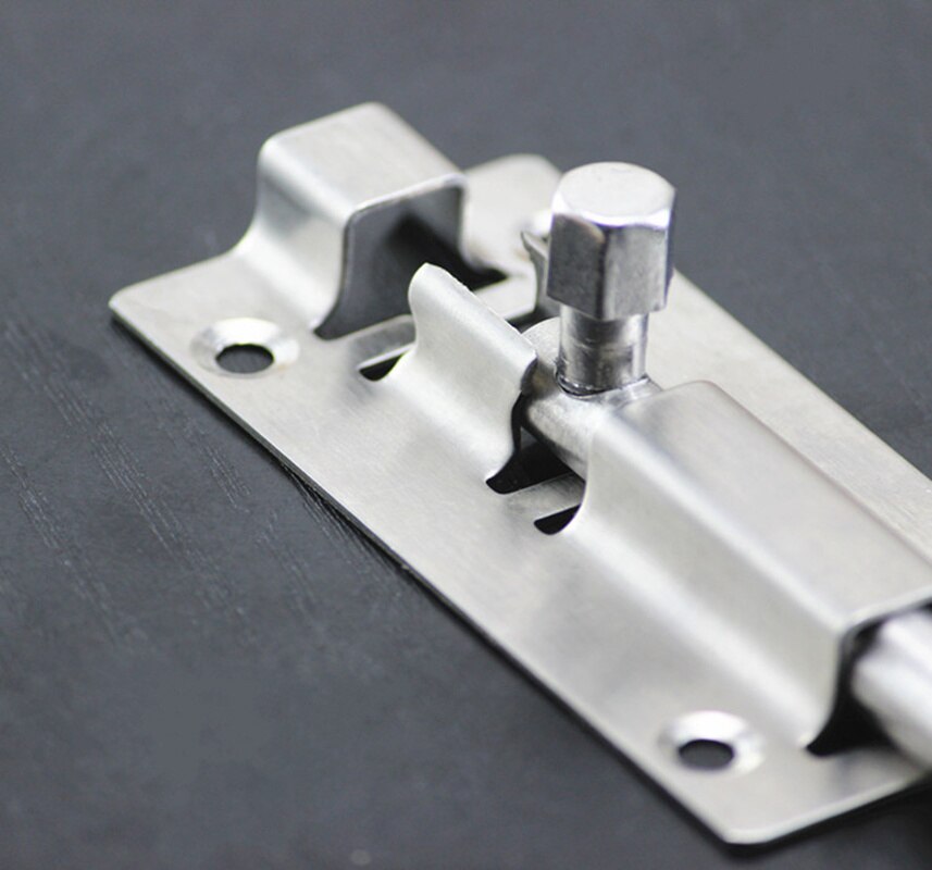 stainless steel Sliding bolt door lockSafety Lock for wooden doors protection gate latch furniture accessories
