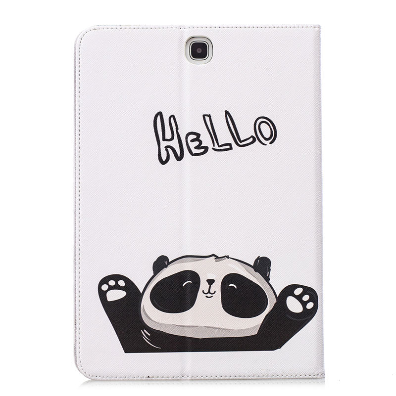 Funda de cuero PU con estampado para tableta Samsung Galaxy Tab A, 9,7, SM-T550, SM-T551, T555, T550