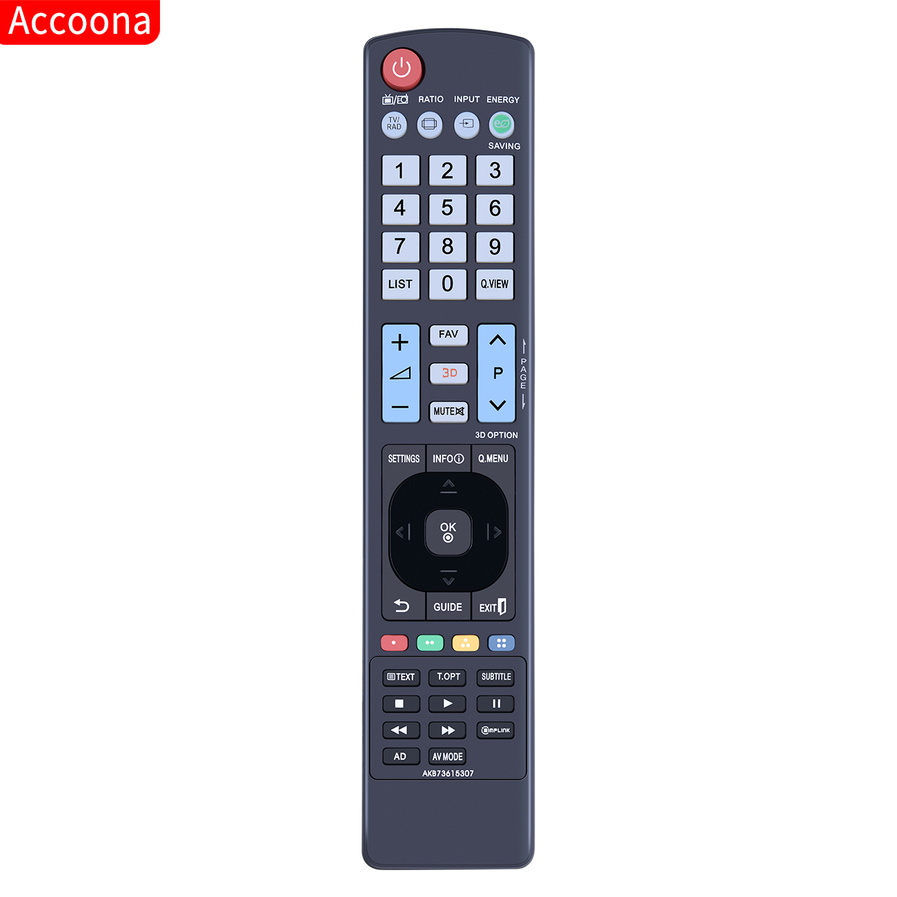 AKB73615307 Replaced Remote for TV 55LM615T-ZE 32LM611S 47LM615S 32LM6400