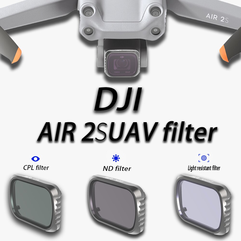 Lens Filter ND Filter Sets for DJI Mavic Air 2S ND4/8/16/32 /CPL/UV Lens Filters Sets for Mavic Air 2S Accessories