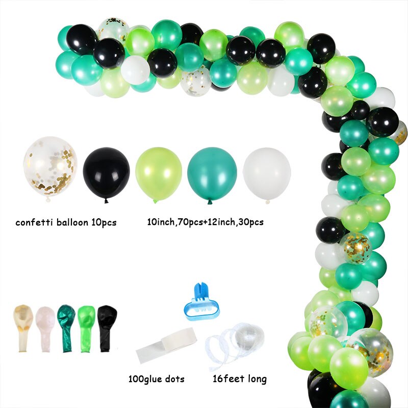 113Pcs Multicolor Ballonnen Guirlande Boog Kit Confetti Latex Ballon Verjaardag Bruiloft Baby Shower Anniversary Party Decoratie: 113pcs balloon E