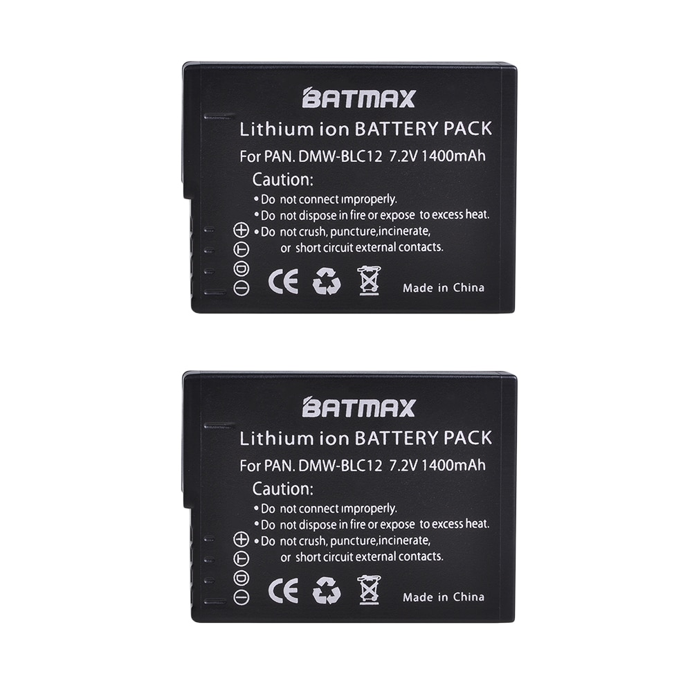 2x dmw-blc 12 blc 12e dmw blc 12 batterij + ingebouwde led usb dubbele oplader voor panasonic lumix  fz1000 fz200 fz300 g5 g6 g7 gh2 gx8