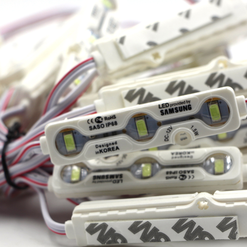 LED-modul injektion wasserdichte LED werbung licht modul für zeichen IP68 Wasserdichte 12V Samsung Chip SMD 5730 lampe Streifen licht