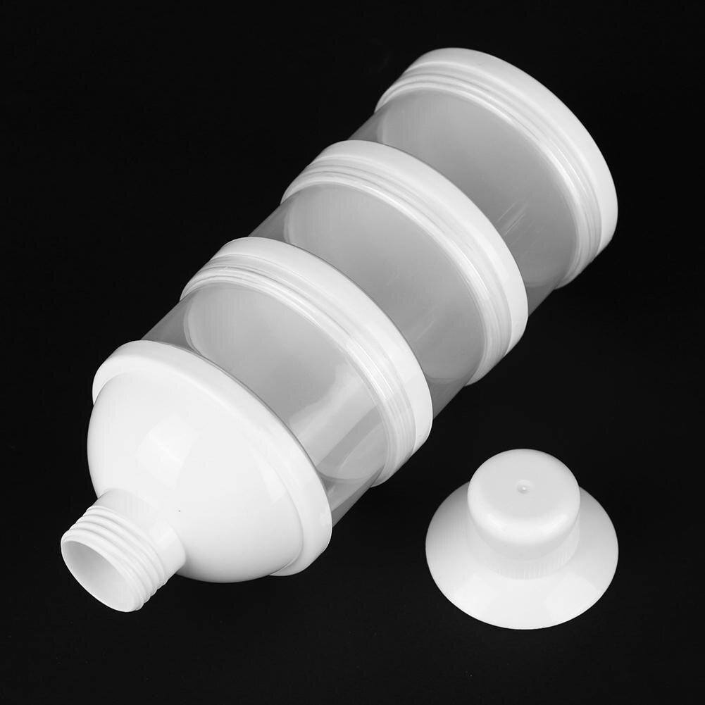 Portable Milk Powder Formula Dispenser 3 Grid Portable Milk Powder Formula Dispense Detachable Container Storage Feeding Box