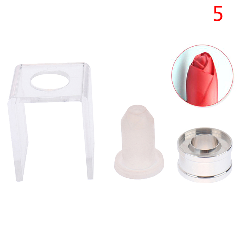 1/3pc/set Silicone Lipstick Mold Silicone Lipstick Mold Aluminum Ring Mould Holder DIY Silicone Lip Balm Mold Craftsl Stand Tube: Other