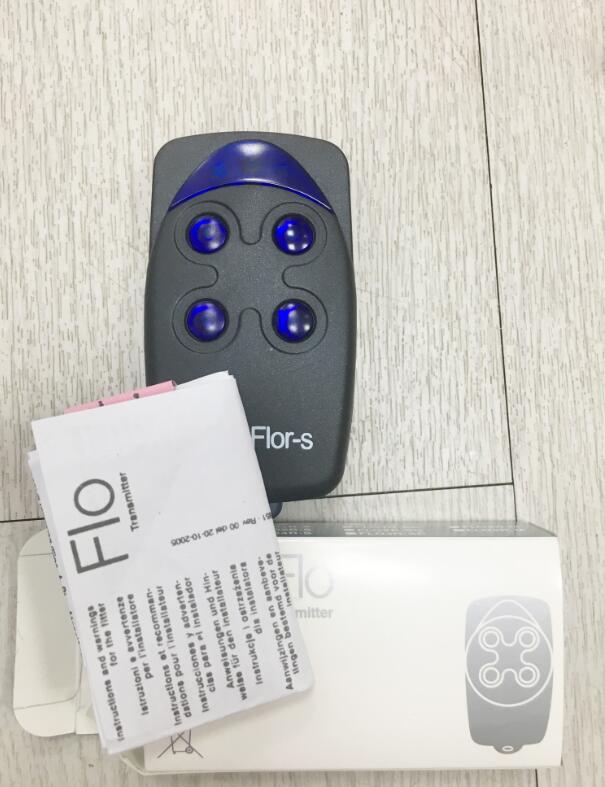 FLO4R-s Flo2r-s Garage Door Remote Control Flors Remote Control NICE Flor-s FLO1 FLO2 FLO4 433.92MHz Rolling Code Remote Control