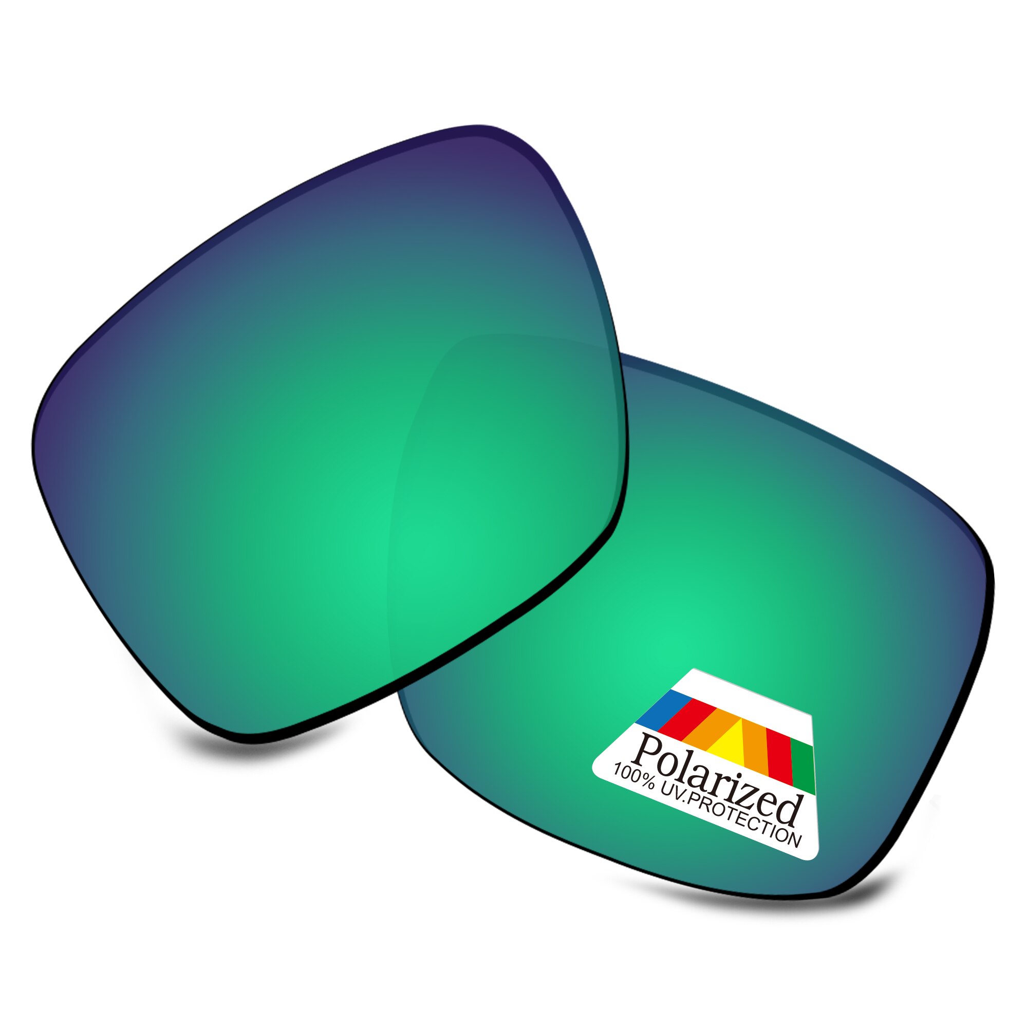 Bwake Polarisierte Ersatz Linsen für-Oakley Holbrook AF(Asian Fit) OO9244 Sonnenbrille Rahmen-Mehrere Optionen: Sea Green