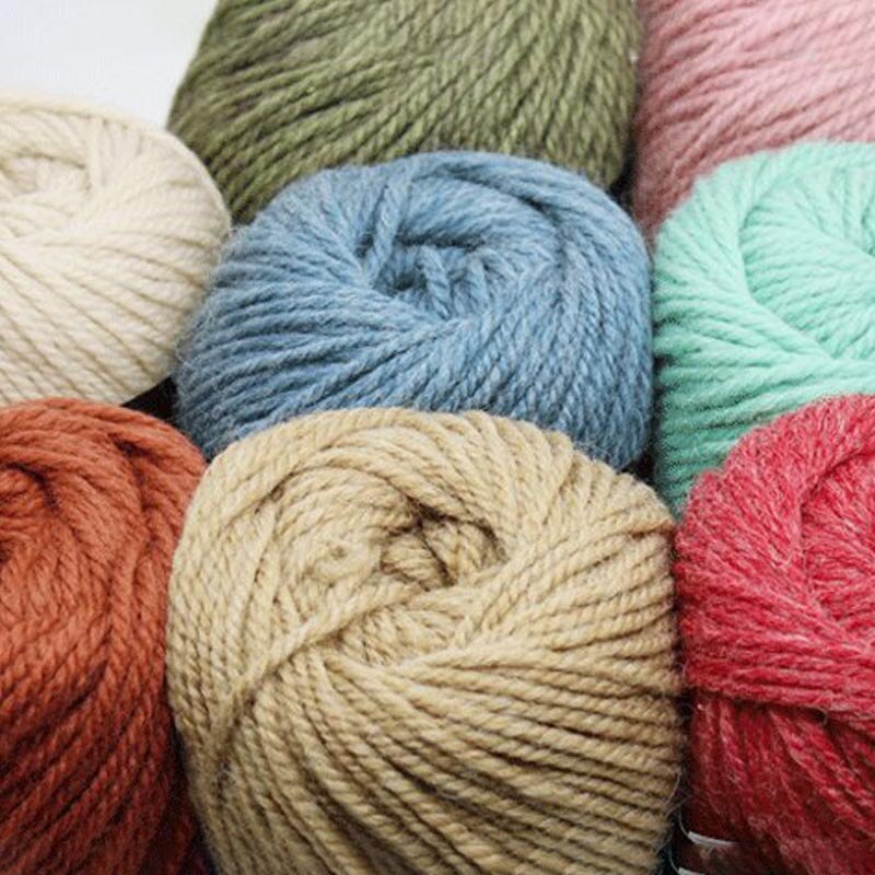 100g virkat garn multicolor handstickning tillbehör mångsidig mjuk tröja mössa halsduk linje färgad längd 300m