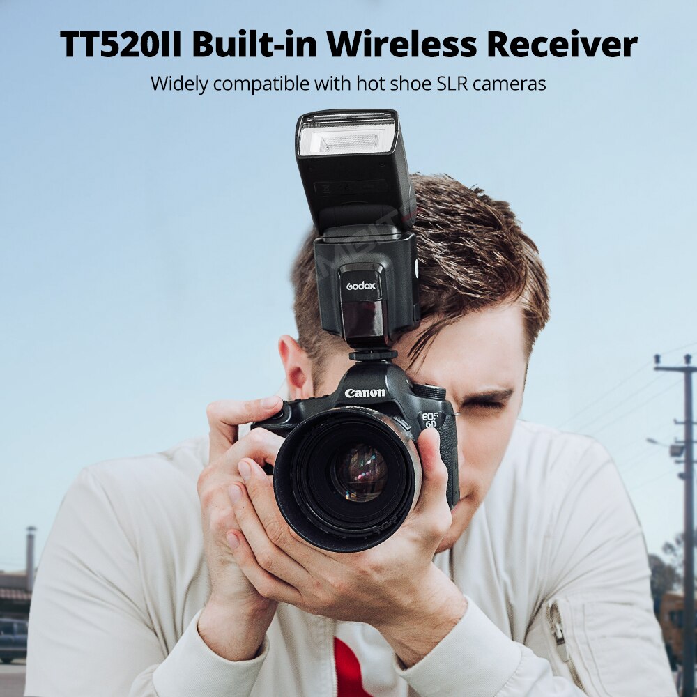 Godox Thinklite Camera Flash TT520II with Build-in... – Grandado