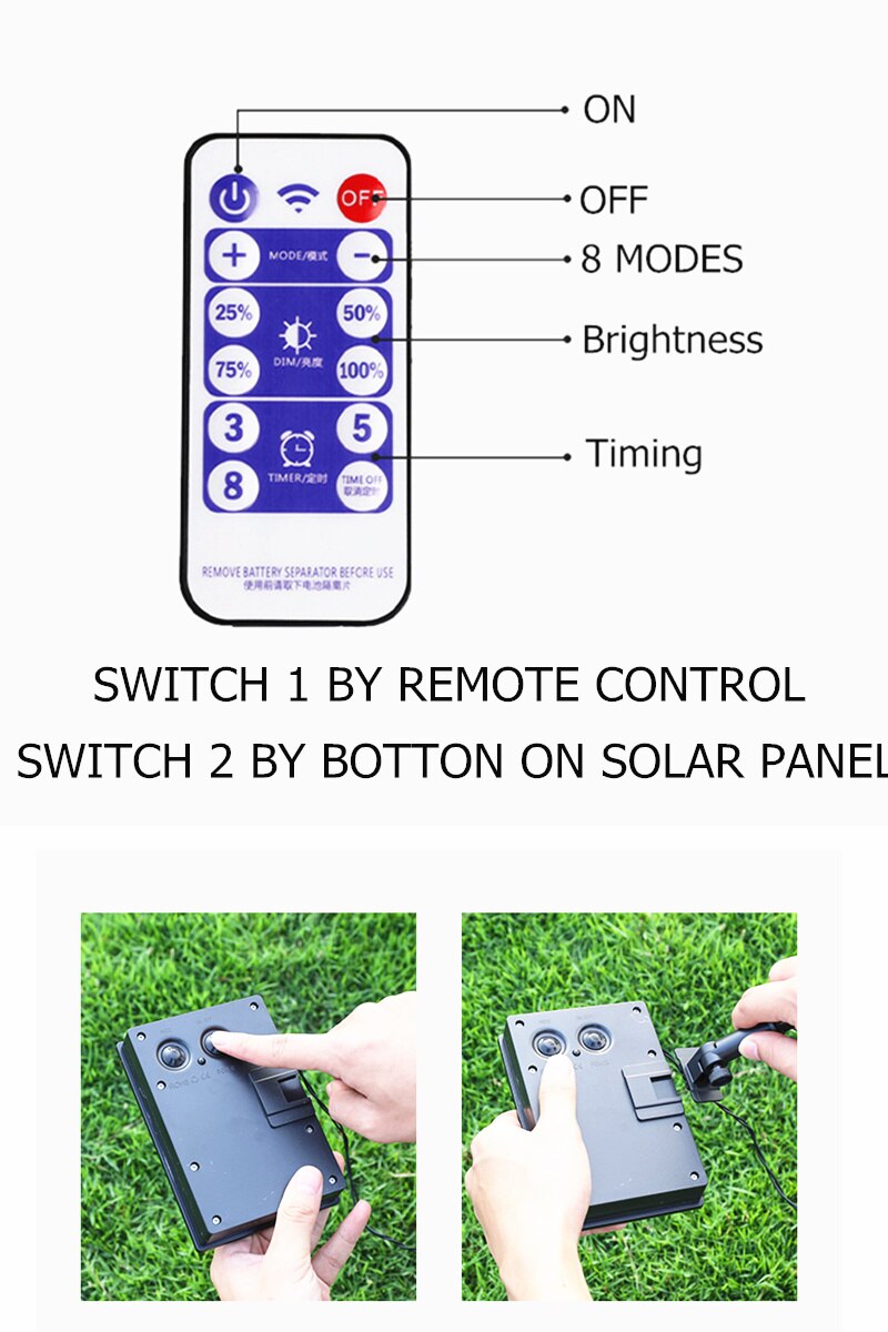 LED tafellamp Toc met USB-lader, IP54, wit