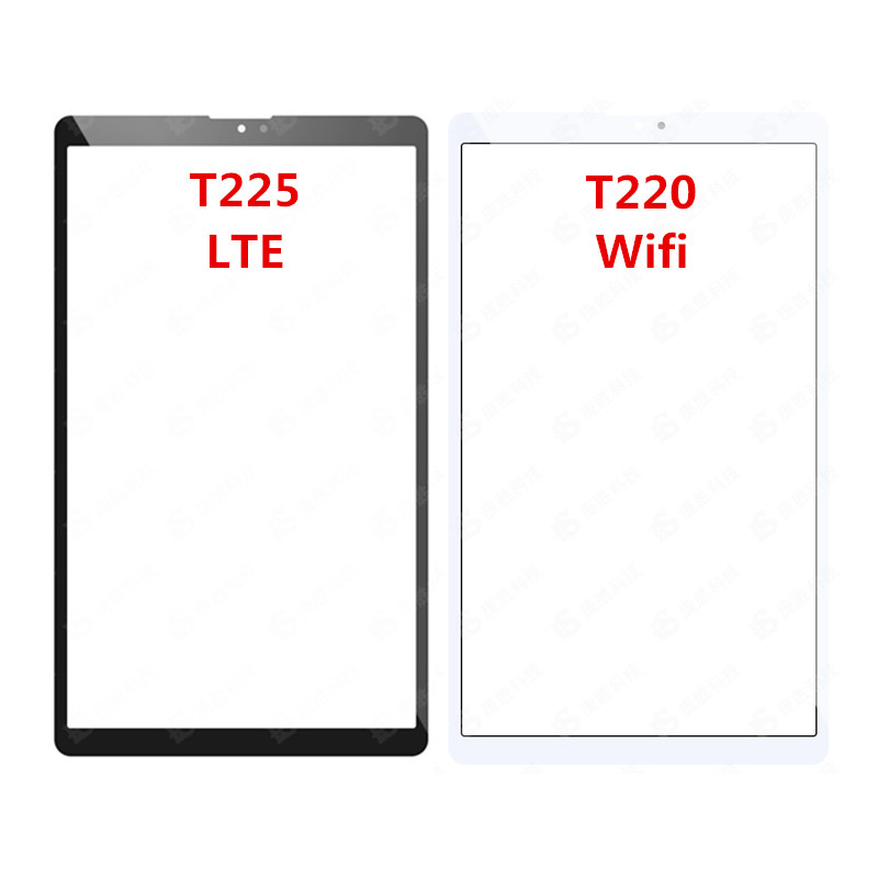 til samsung galakse fanen  a7 lite  t220 wifi  t225 lte sm -t220 sm-t225 frontpanel lcd vise ut glass reparasjonsdeler