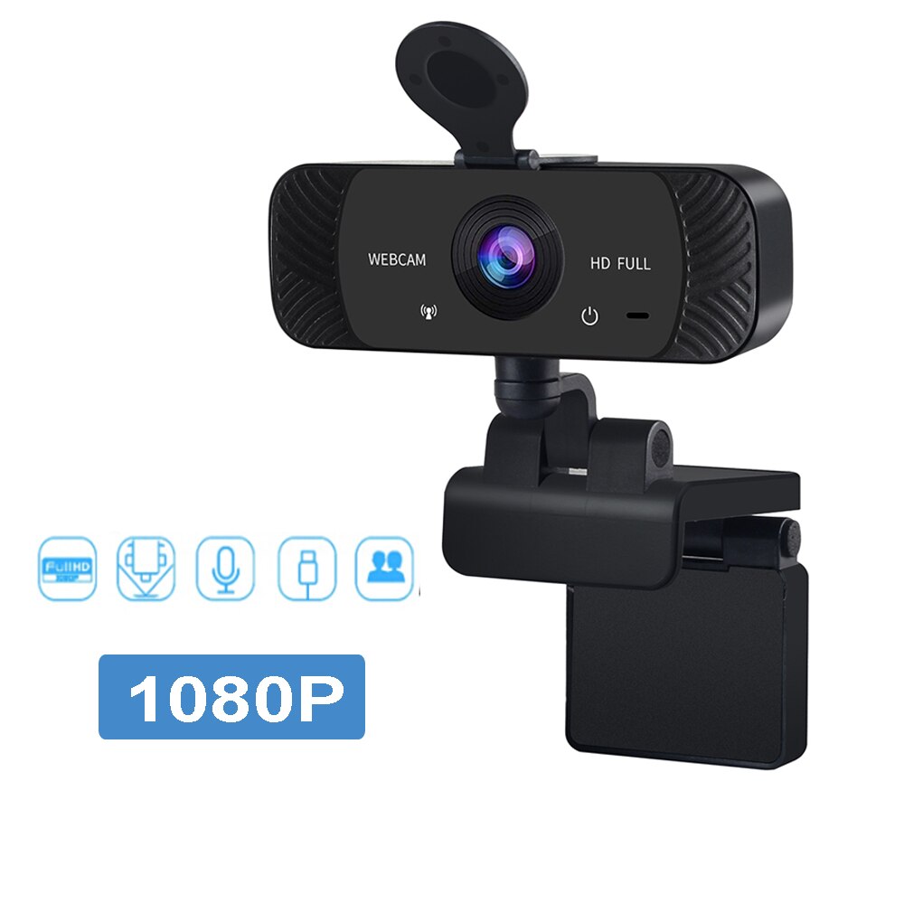 Webcam 1080P Web Camera 2K 4K Pc Computer Usb Camera Webcam Autofocus Webcam Met Microfoon Volledige hd 1080P Opname Webcams: 1080P