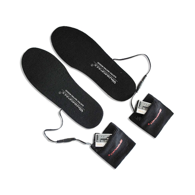 WARMSPACE elektrische beheizte einlegesohlen mit wiederaufladbare Lithium-batterie USB Ladung warme in Winter
