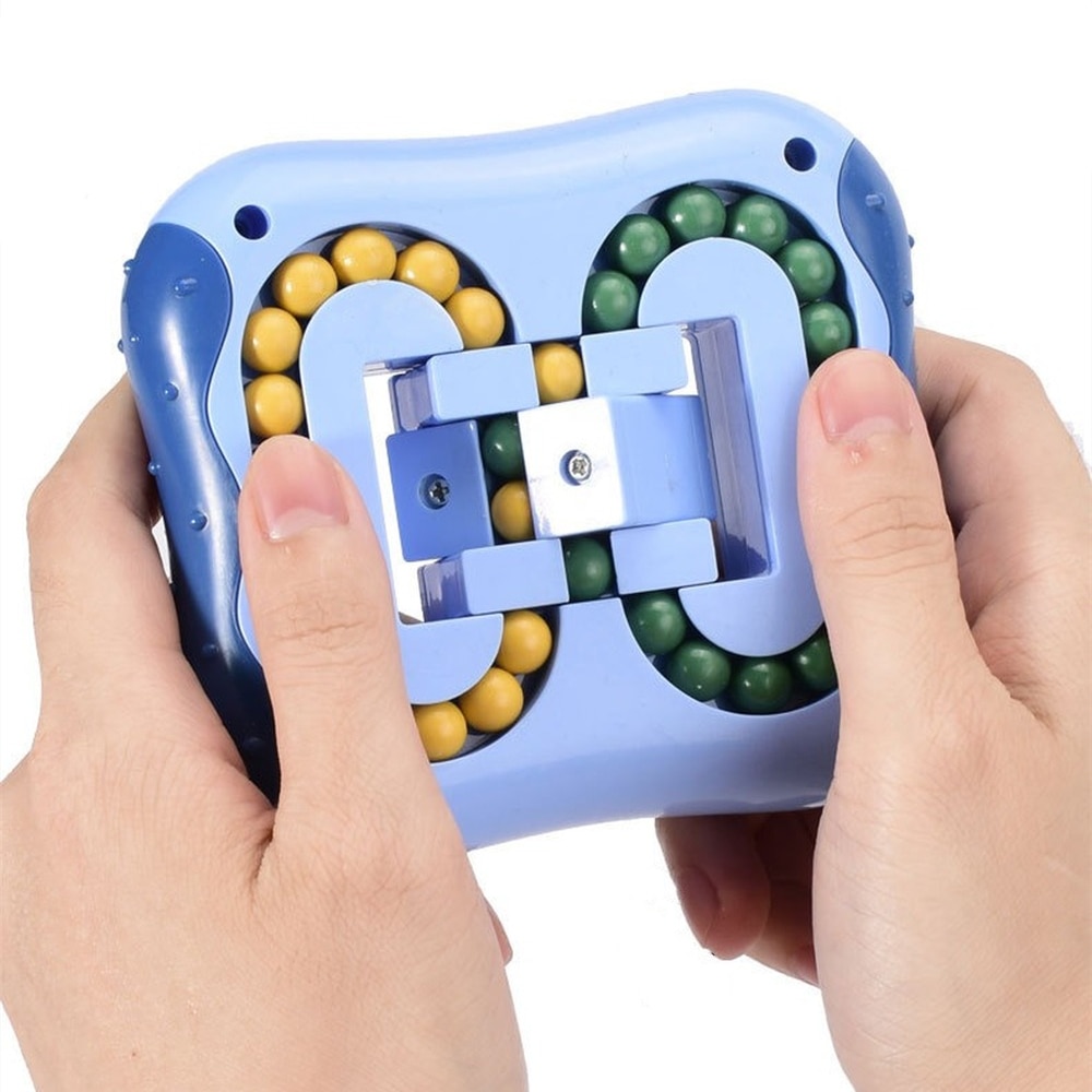 Fagioli magici rotanti cubo punta delle dita giocattoli bambini adulti sollievo dallo Stress Spin Bead puzzle educazione dei bambini gioco di intelligenza