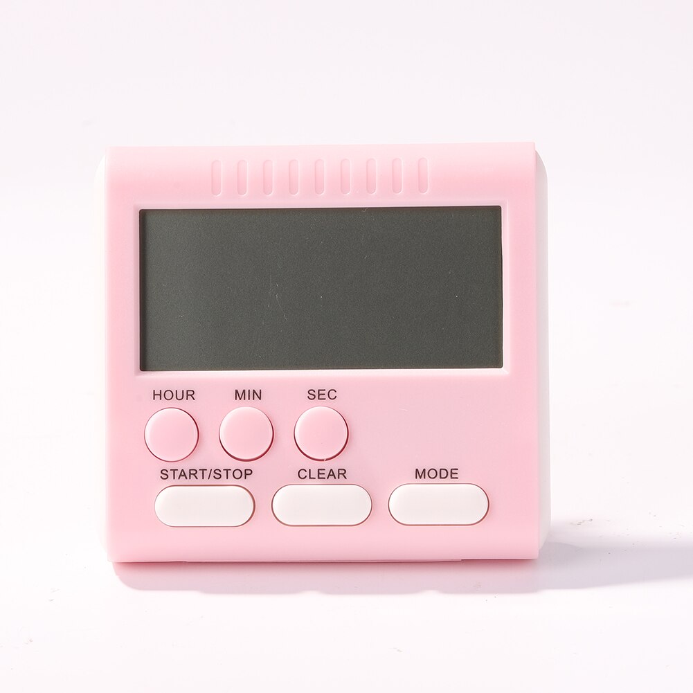 24 Hours Digital Kitchen Timer Practical Cooking Baking Count Up Countdown Alarm Sleeping Stopwatch Clocks Sport Work Study Tool