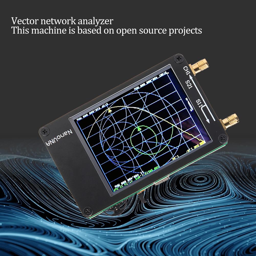 Hugen NanoVNA Vector Network Antenna Shortwave Analyzer MF HF VHF UHF Genius Antenna Analyzer Built-in Battery