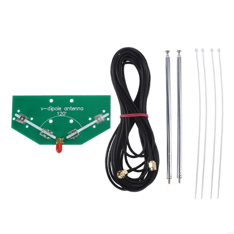 G8DB 78M-1 GHz Frequenz Empfang 137 MHz positive V-Horn-Antennenstange V-Dipol-Oszillator DIY-Kits mit SMA-Kabel