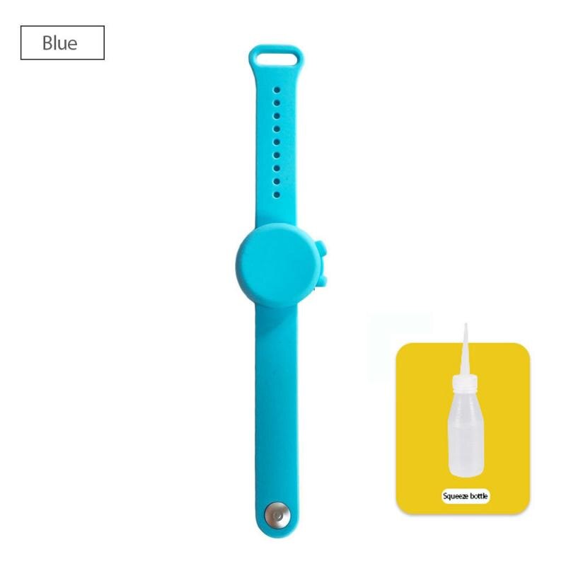 Hand Sanitizer Disinfectant Silicone Bracelet Durable Wristband Hand Sanitizer Bracelet For Children With Soap Dispenser Cocina: Purple 