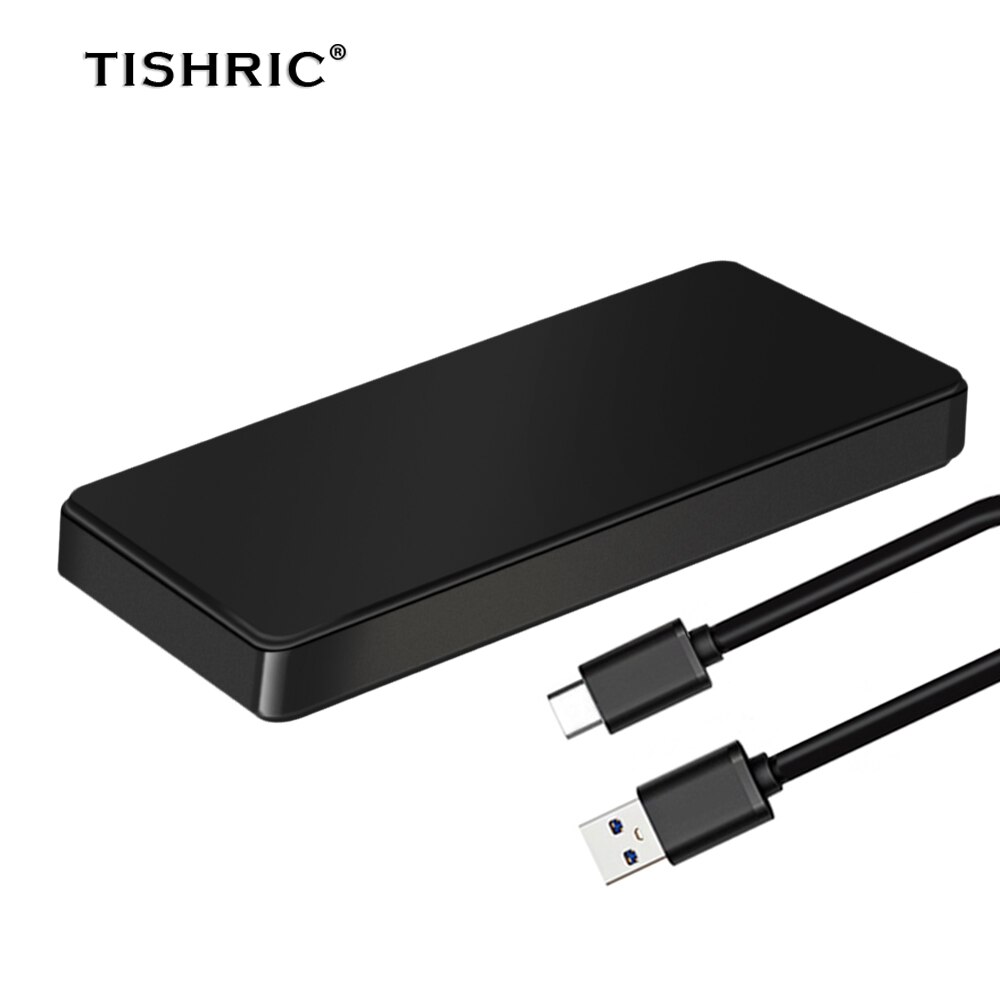 TISHRIC 2.5 HDD Case SATA To USB 3.1 Type C External Hard Drive Case For Hard Drive Hard Drive Box Hdd Enclosure